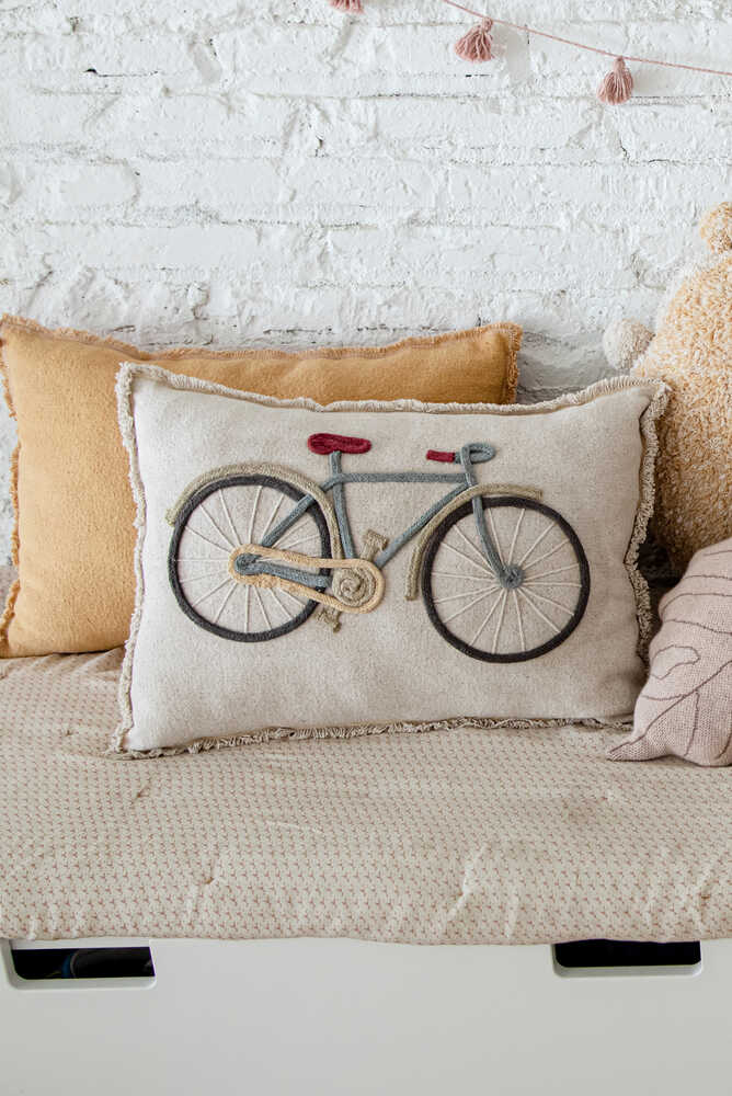 Throw Pillow Bike