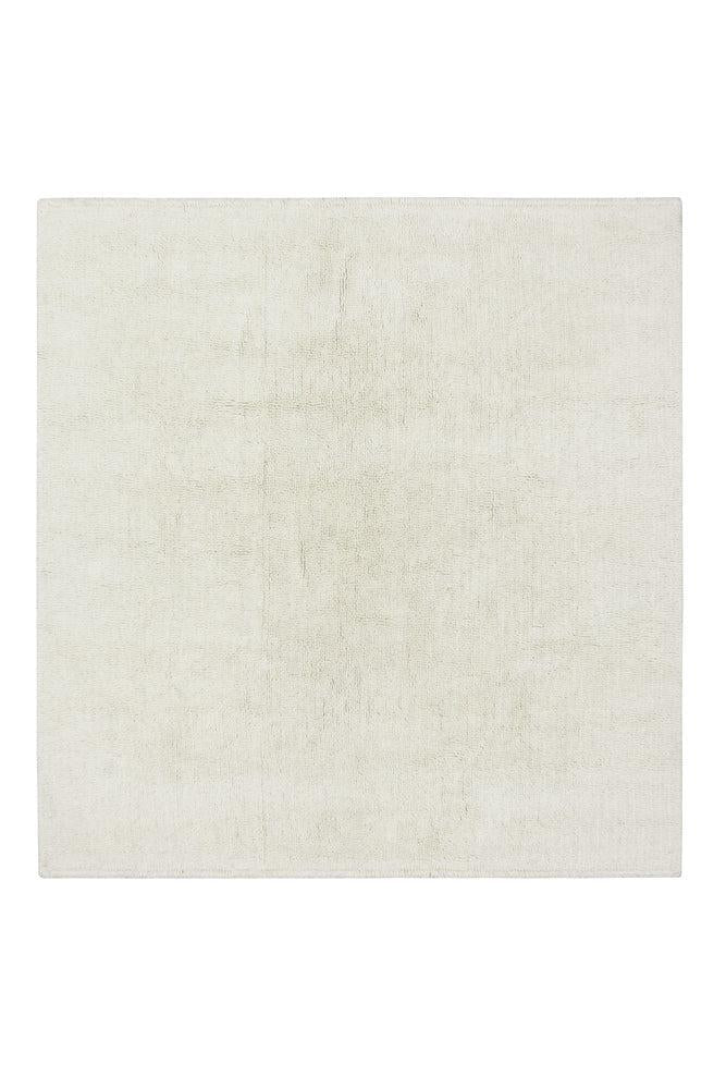 Rectangle Natural Washable Wool Rug