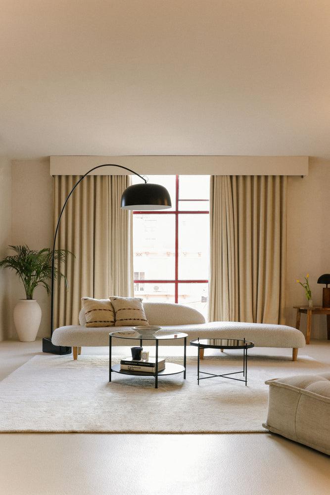 Rectangle Natural Washable Wool Rug
