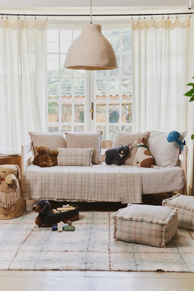 Handloom Puff Blue Sage