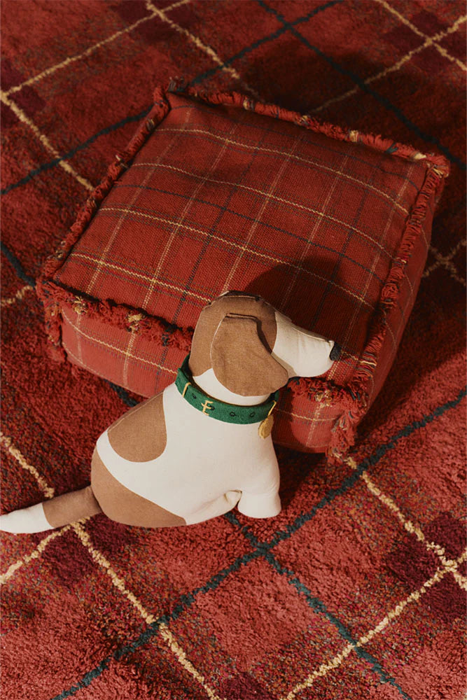 Handloom Puff Mapple Red