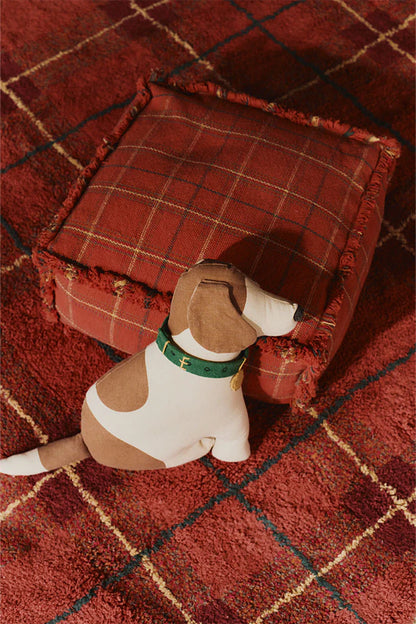 Handloom Puff Mapple Red