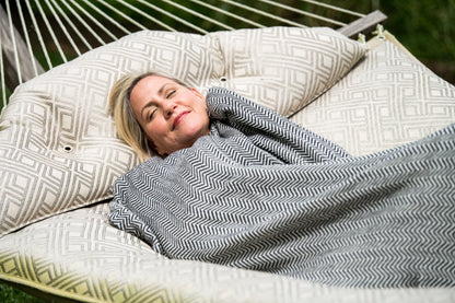 Chevron Pattern Soft Wool Throw Size Blanket