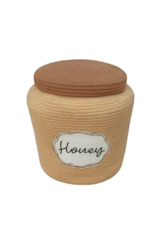Basket Honey Pot