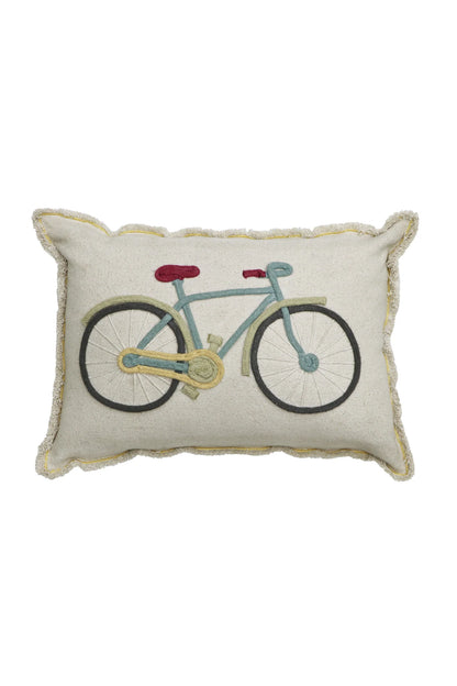Throw Pillow Bike