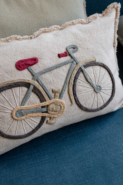 Throw Pillow Bike