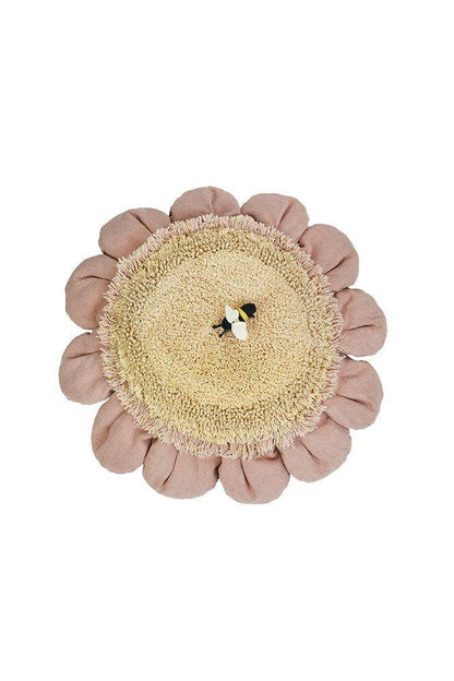 Floor Cushion Pink Daisy