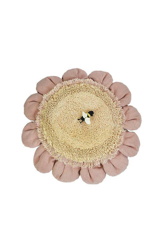 Floor Cushion Pink Daisy