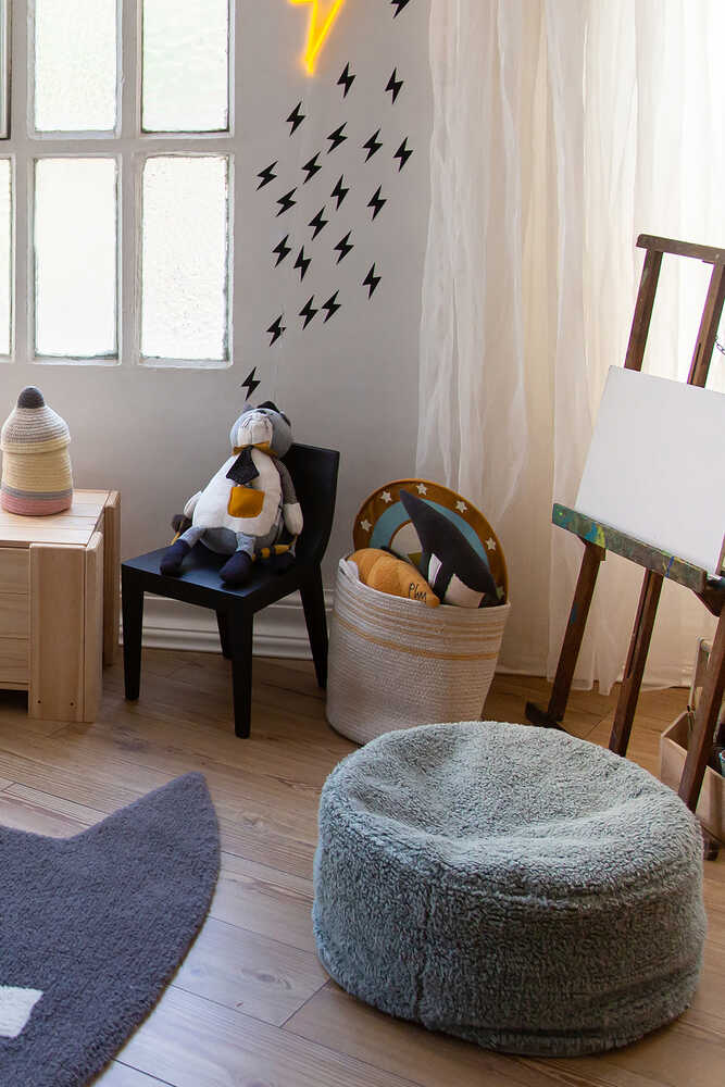 Pouffe Chill Vintage Blue