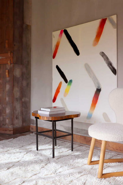 Enkang Ivory Washable Wool Rug