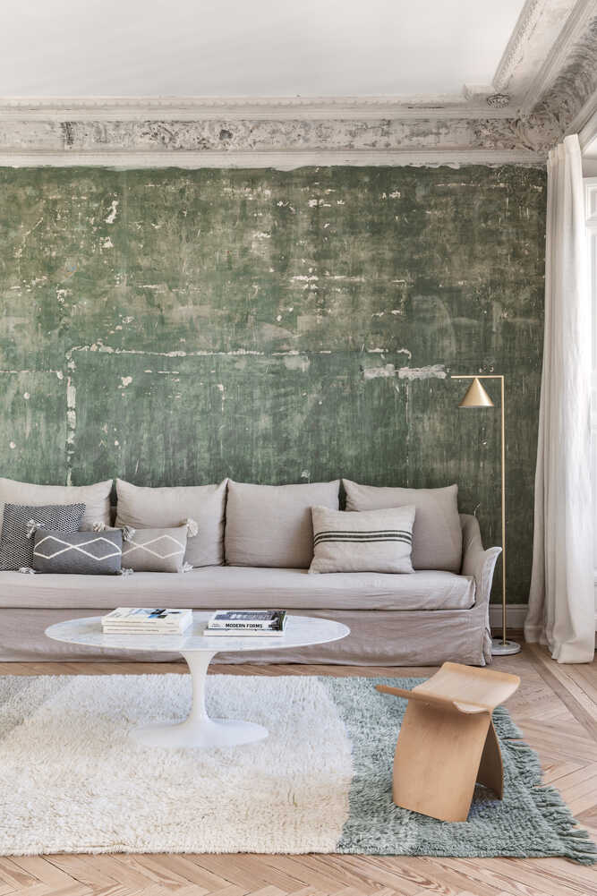 Into the Blue Washable Wool Rug